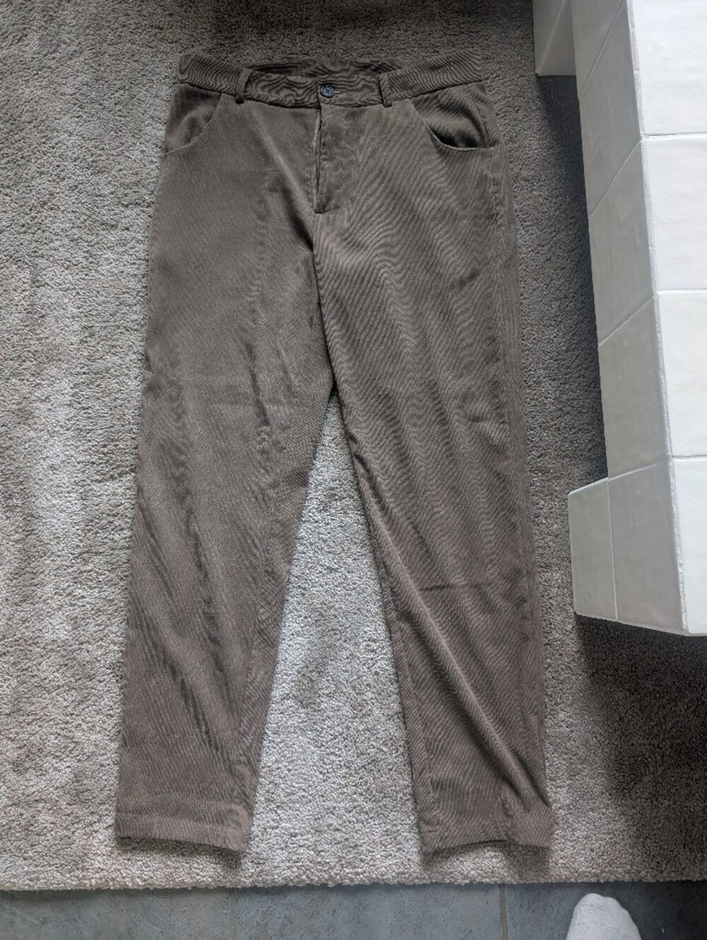 H&M Brown Corduroy Chinos